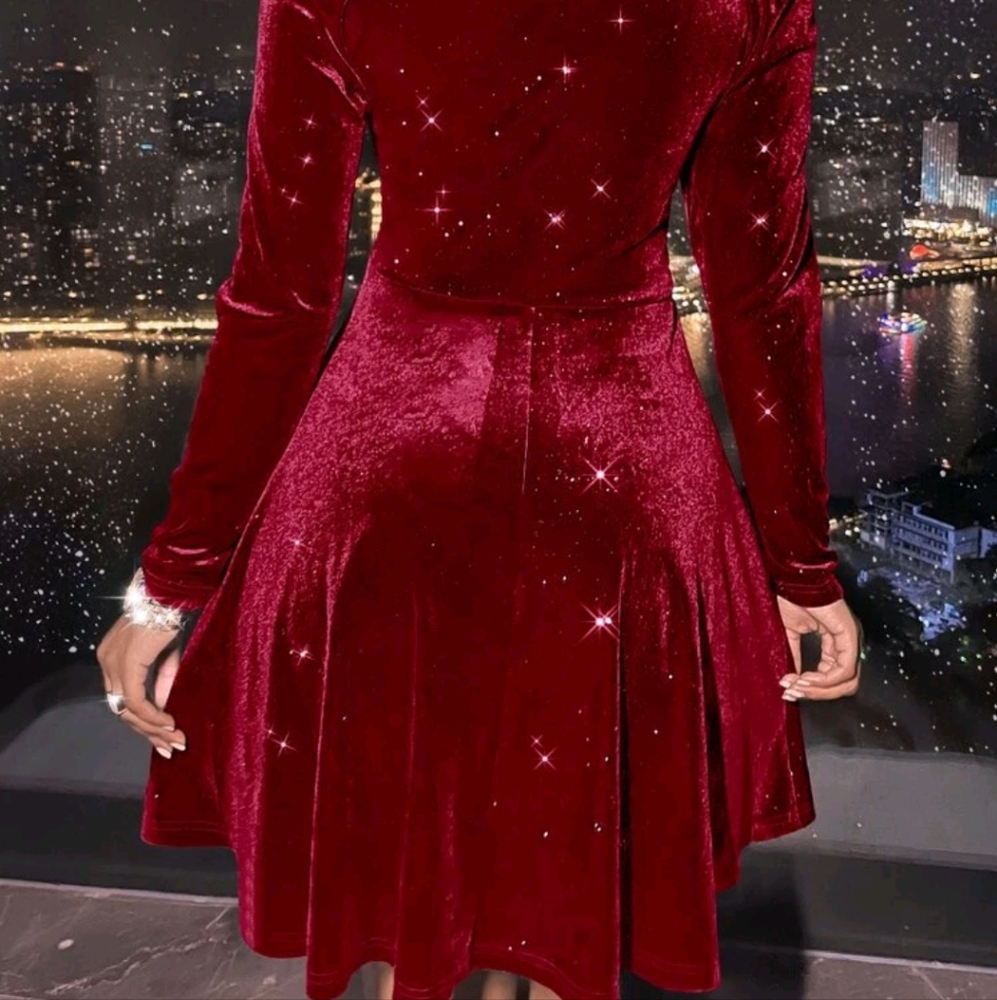 velvet dress
